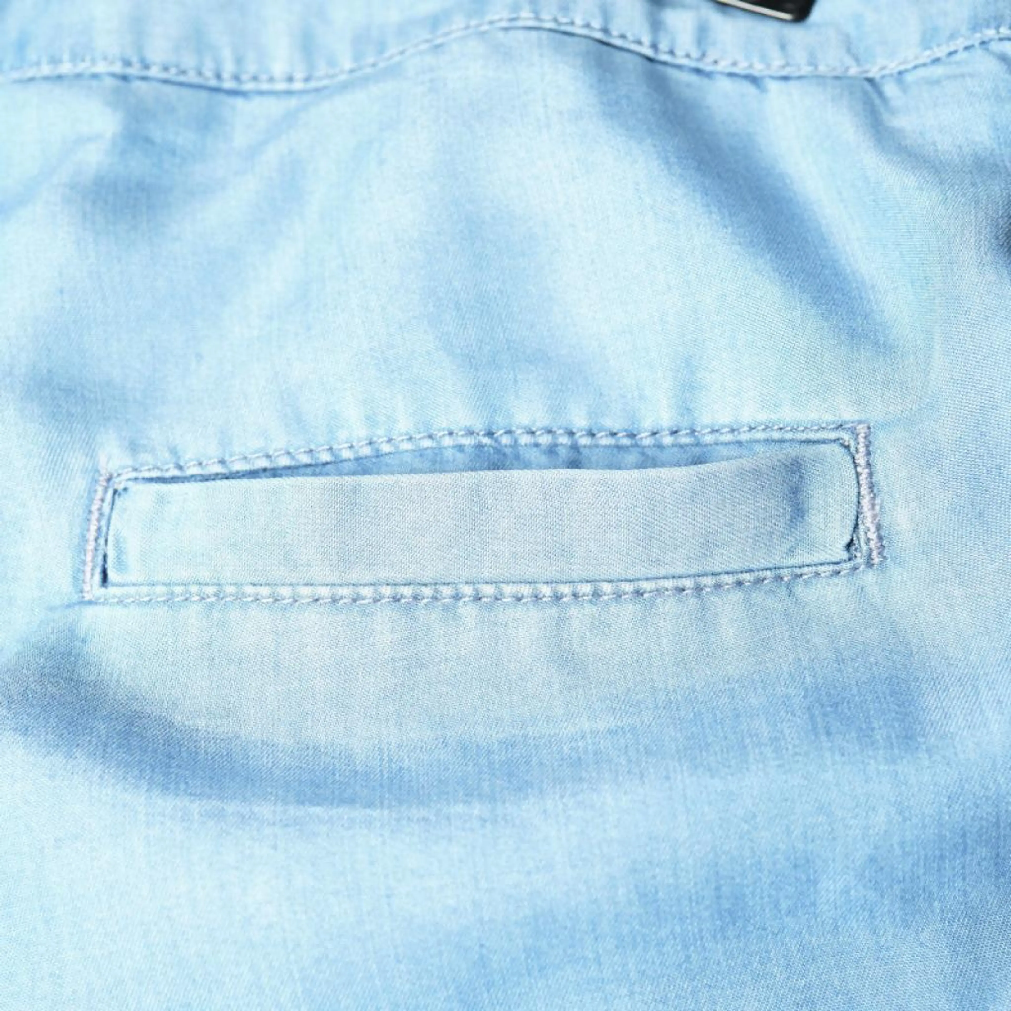 Дънкови къси панталони за бременни, сини