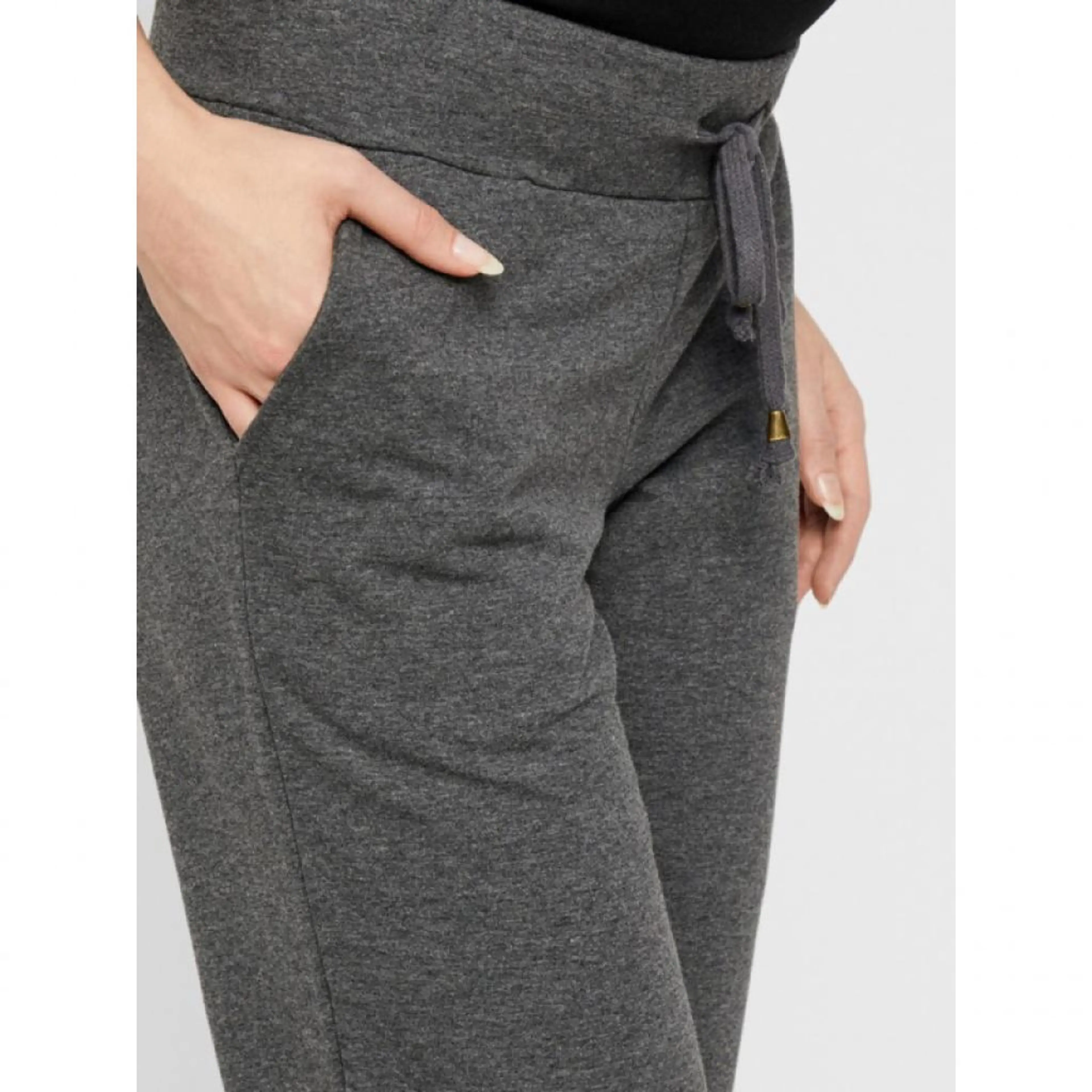 Спортен панталон за бременни сив